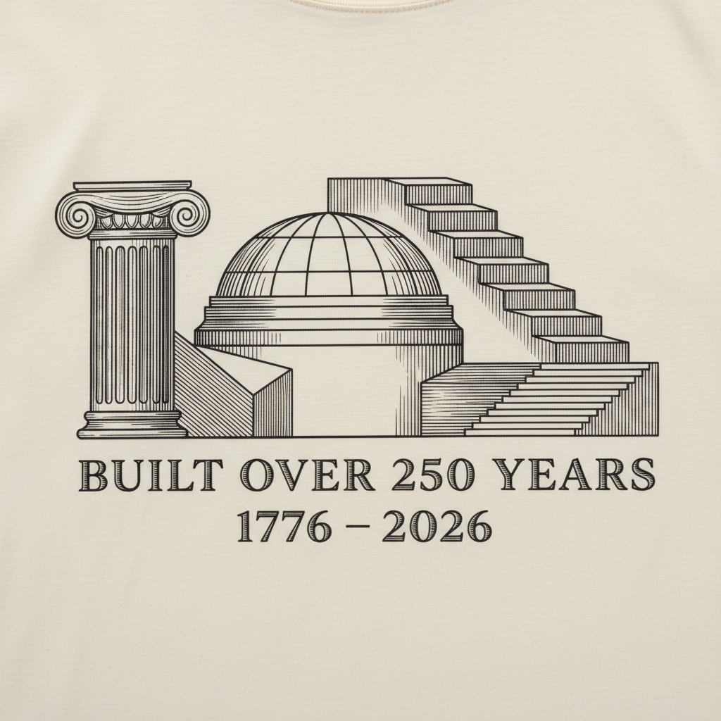 Steps of Progress — America 250 Heritage Tee