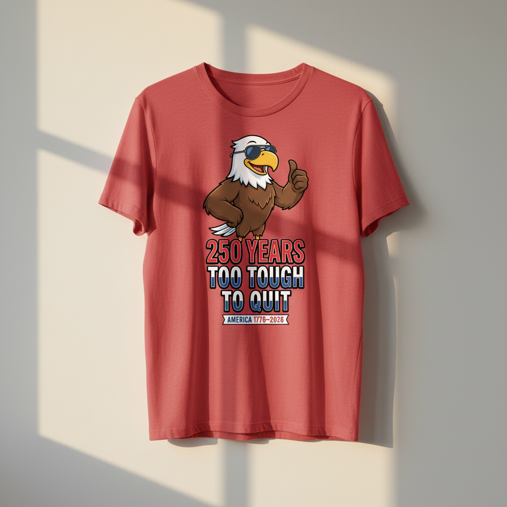 250 Years Strong — Too Tough to Quit T-Shirt