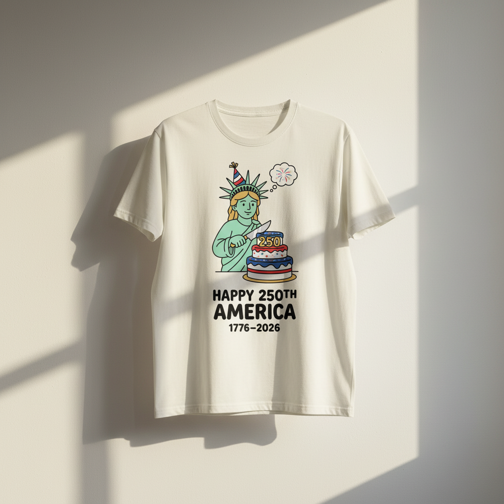 Happy 250th America — Birthday Celebration T-Shirt