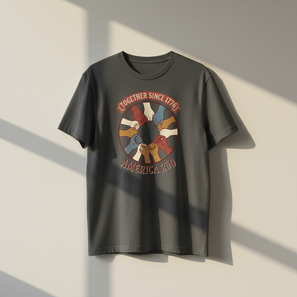 Together Since 1776 – America 250 Celebrating Unity Across Generations T-Shirt