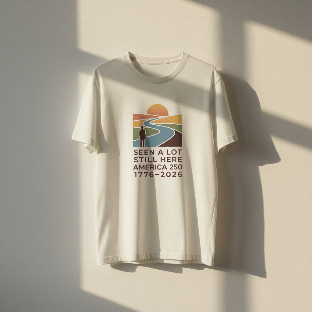 Seen the Road, Still Standing — America 250 Wayfarer Tee