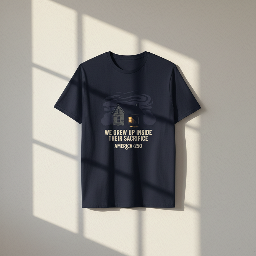 Shelter of Sacrifice — America 250 Heritage Tee