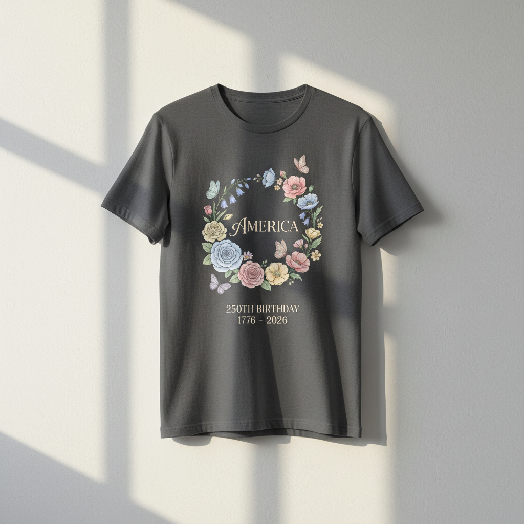 Eternal Blooms — America 250 Heritage Tee