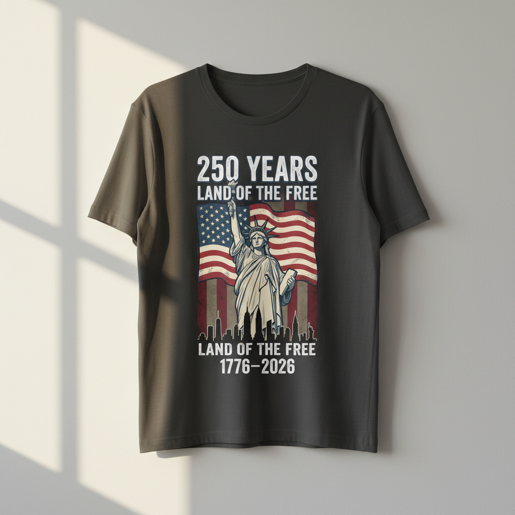 Liberty's Skyline — America 250 Heritage Tee