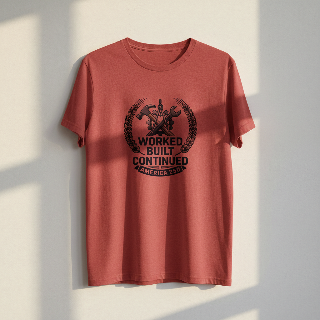 Forged by Labor, Carried Forward — America 250 Craft Tee
