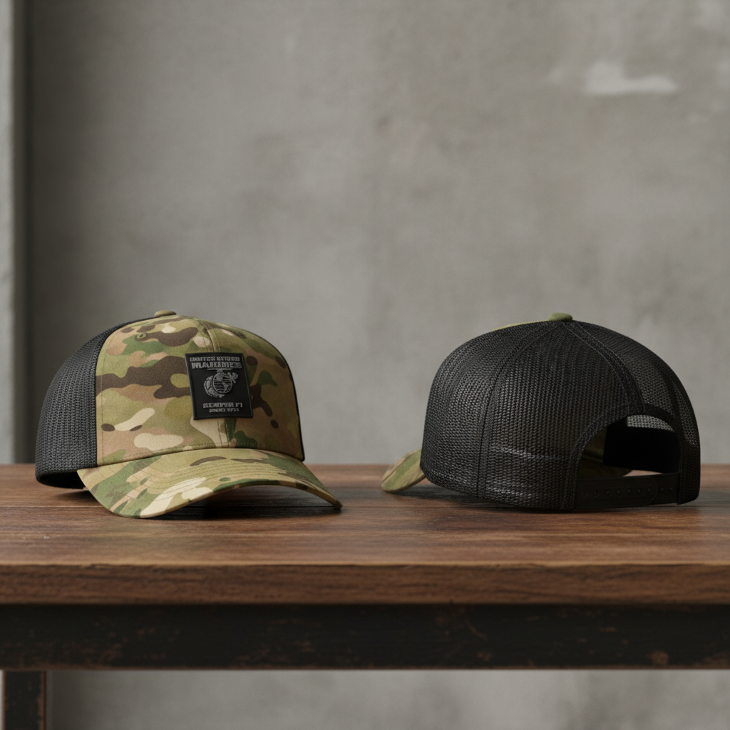 Custom Name Edition: USMC Multicam Mesh Cap