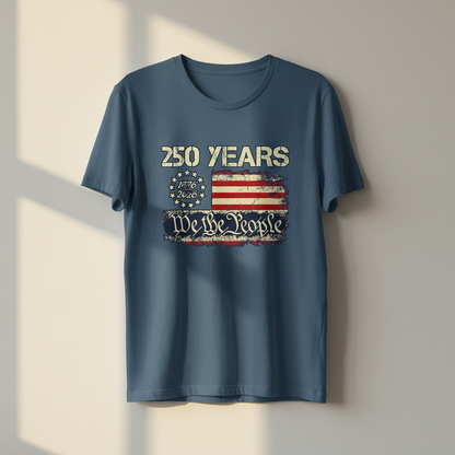 We the People – 250 Years of American Unity, Liberty, and Constitutional Legacy (1776–2026) T-Shirt