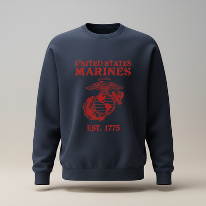 USMC Eagle Globe and Anchor Graphic Pullover - Men's & Women's