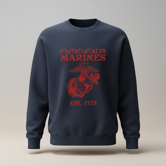 USMC Eagle Globe and Anchor Graphic Pullover - Men's & Women's