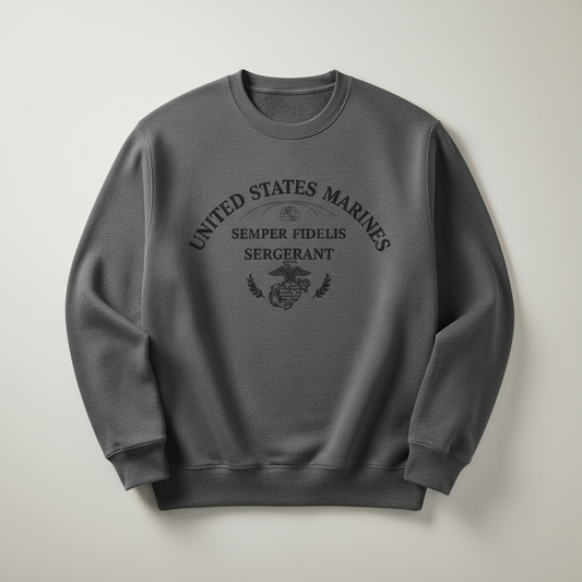 USMC Sergeant Semper Fi Tradition Arch Sweatshirt