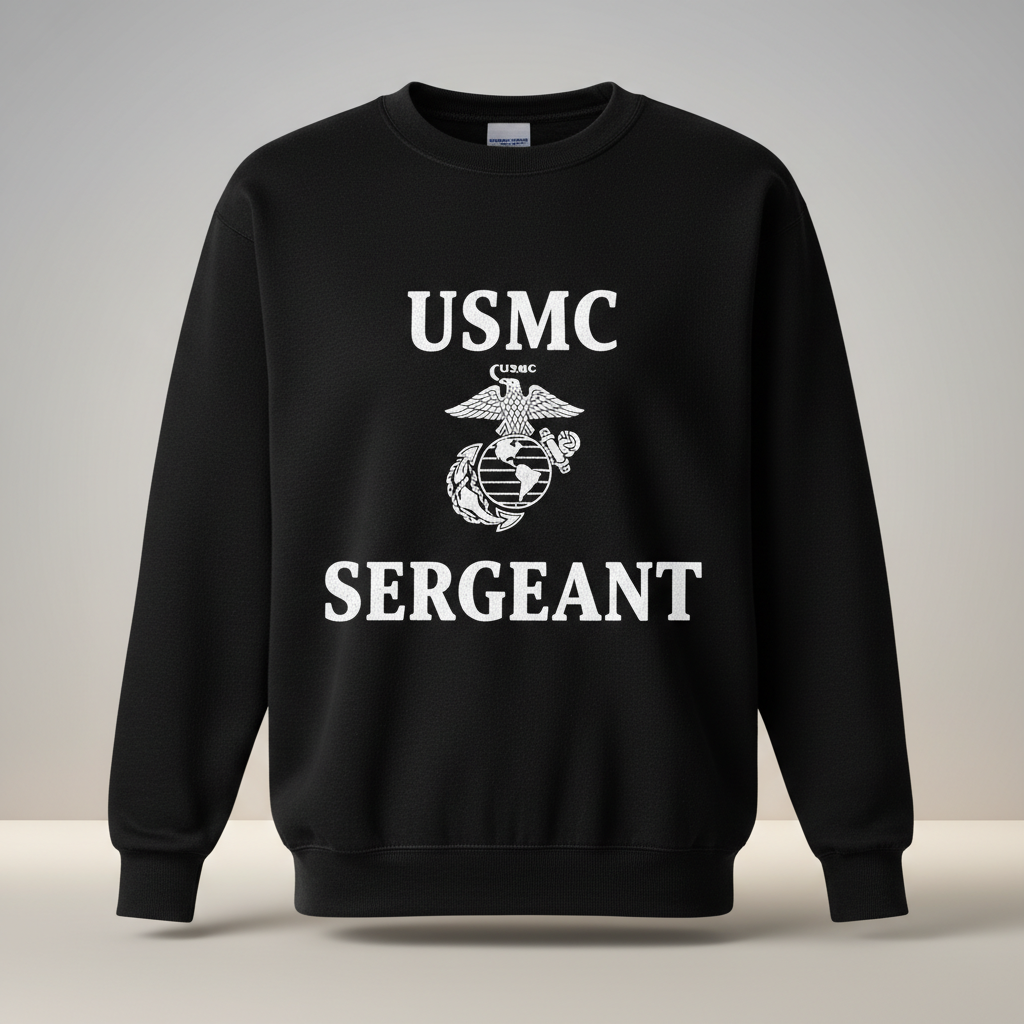 USMC Sergeant Semper Fi Bold Signature Sweatshirt