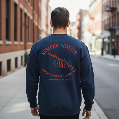 USMC Eagle Globe and Anchor Graphic Pullover - Men's & Women's