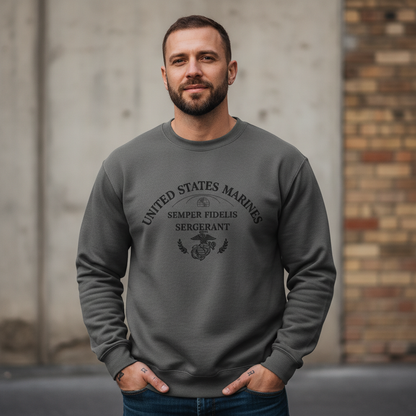 USMC Sergeant Semper Fi Tradition Arch Sweatshirt