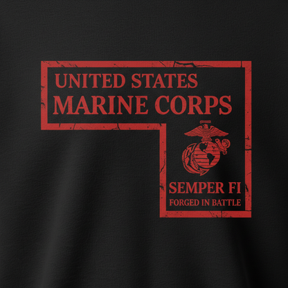 USMC United States Marine Corps Semper Fi Men’s Crewneck Sweatshirt