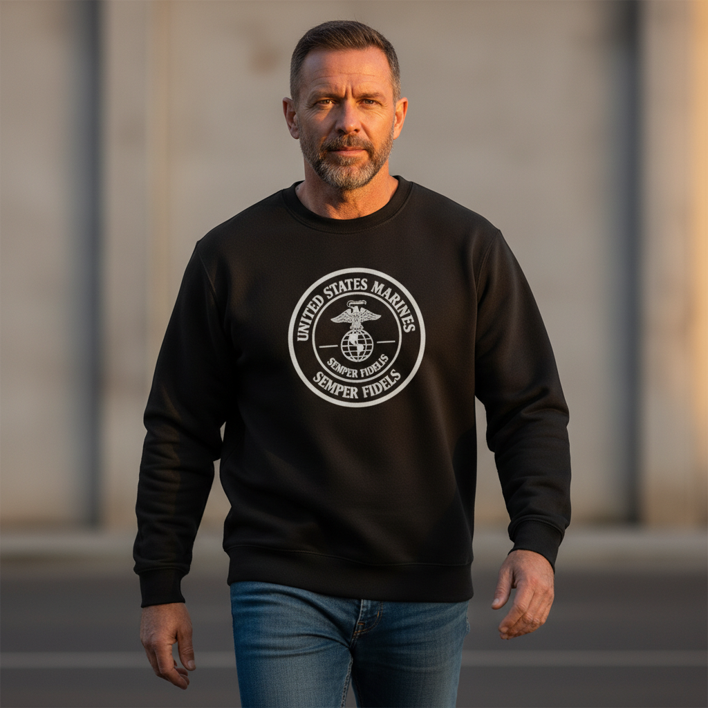 USMC Semper Fidelis Legacy Medal Sweatshirt