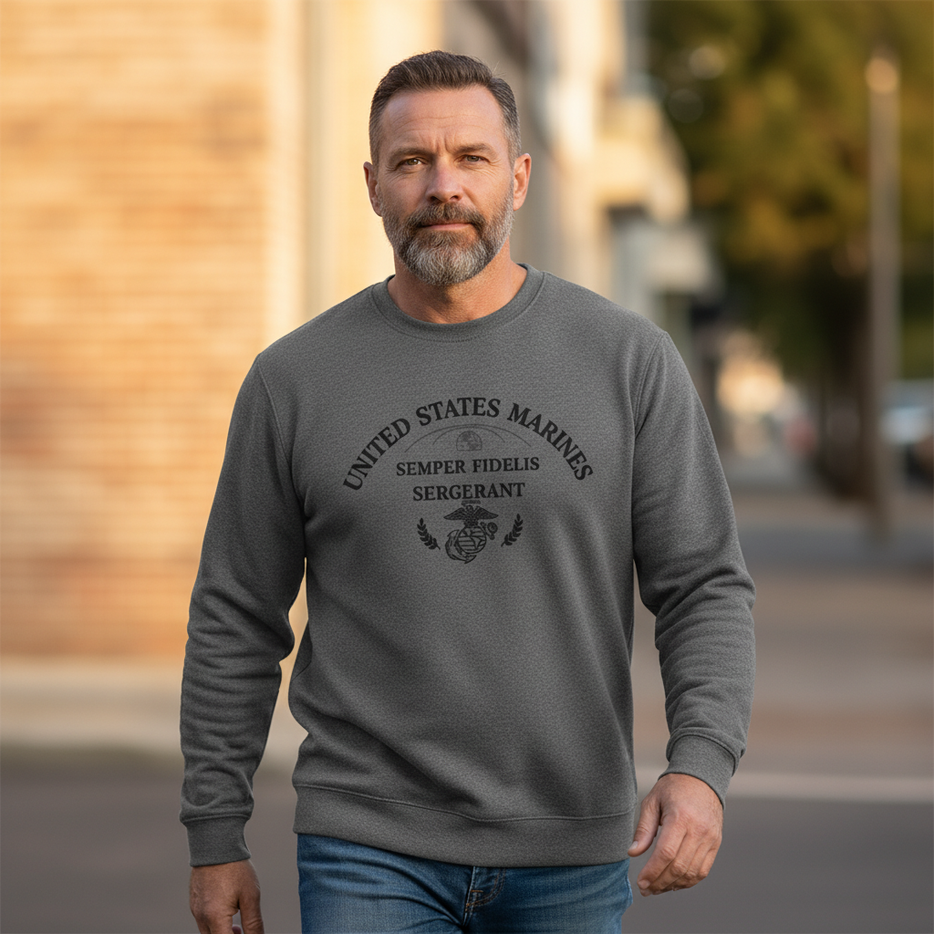 USMC Sergeant Semper Fi Tradition Arch Sweatshirt