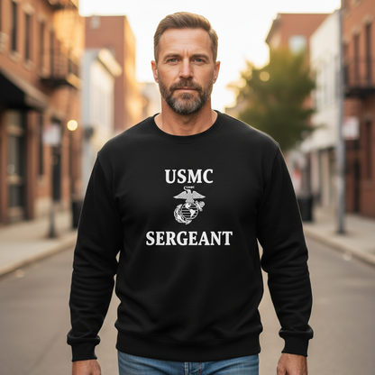 USMC Sergeant Semper Fi Bold Signature Sweatshirt