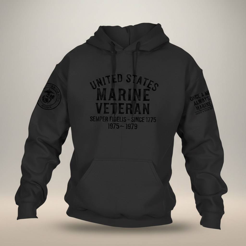 Elite Marine Veteran "Since 1775" Commemorative Hoodie