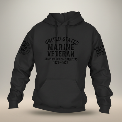 Elite Marine Veteran "Since 1775" Commemorative Hoodie
