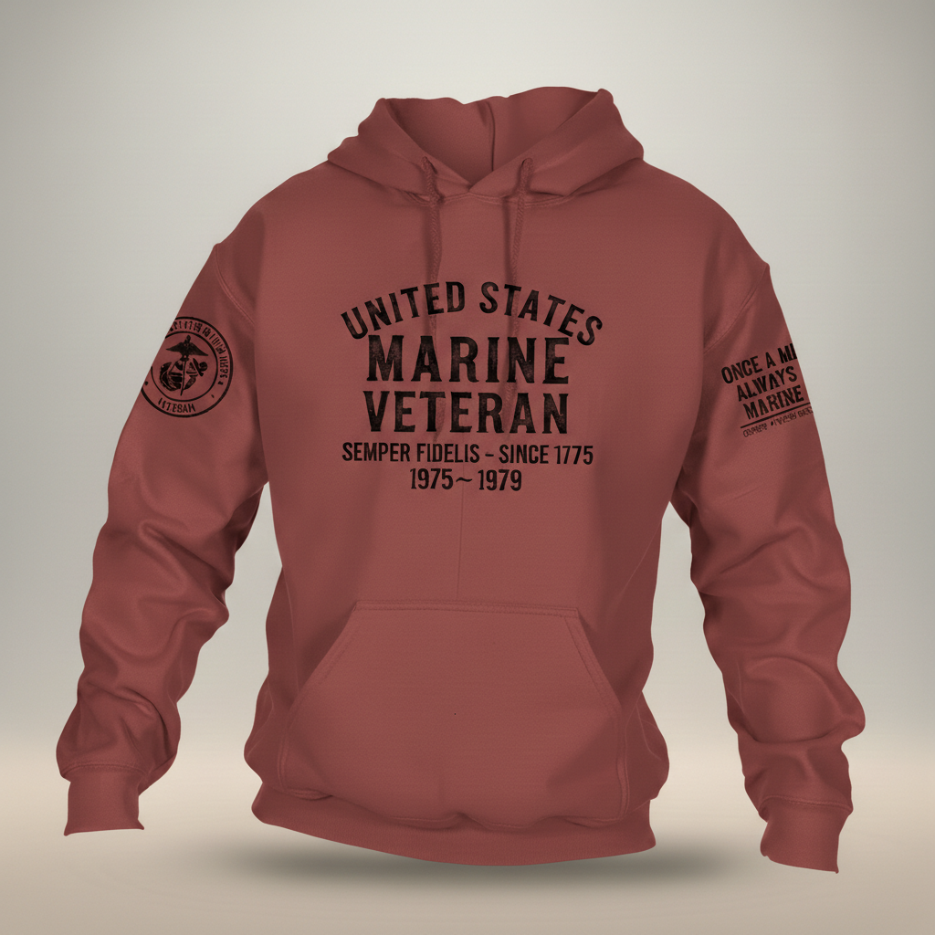 Elite Marine Veteran "Since 1775" Commemorative Hoodie