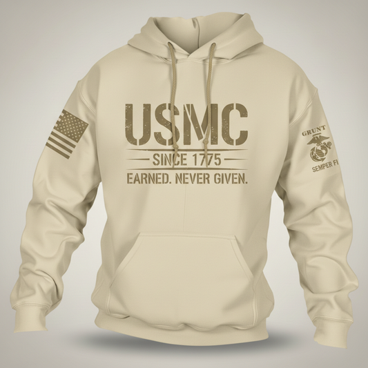 USMC Legacy 1775 Distressed Hoodie