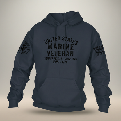 Elite Marine Veteran "Since 1775" Commemorative Hoodie