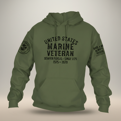 Elite Marine Veteran "Since 1775" Commemorative Hoodie