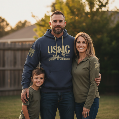 USMC Legacy 1775 Distressed Hoodie
