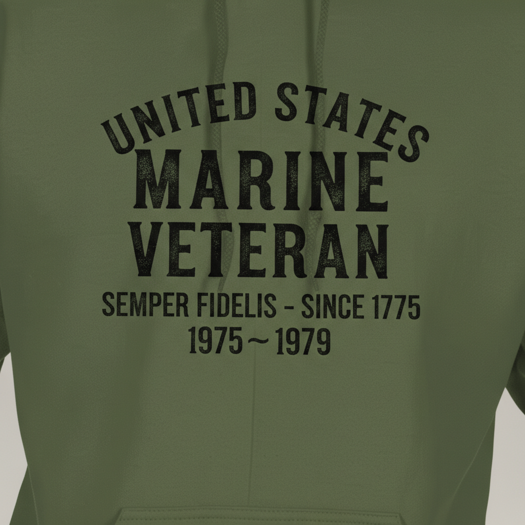 Elite Marine Veteran "Since 1775" Commemorative Hoodie