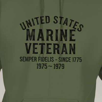 Elite Marine Veteran "Since 1775" Commemorative Hoodie