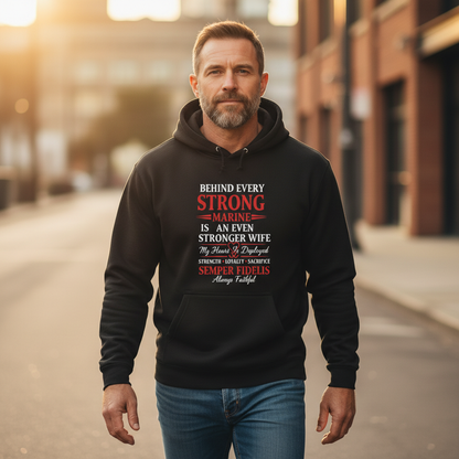 United States Marine Veteran Hoodie USMC Semper Fi Custom Service Years Pullover
