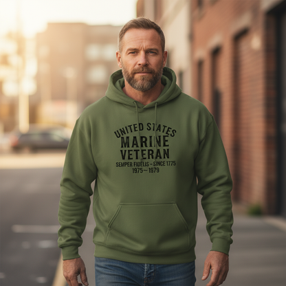 Elite Marine Veteran "Since 1775" Commemorative Hoodie