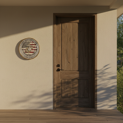 Customizable US Marine Corps Once A Marine Always A Marine Medal Design