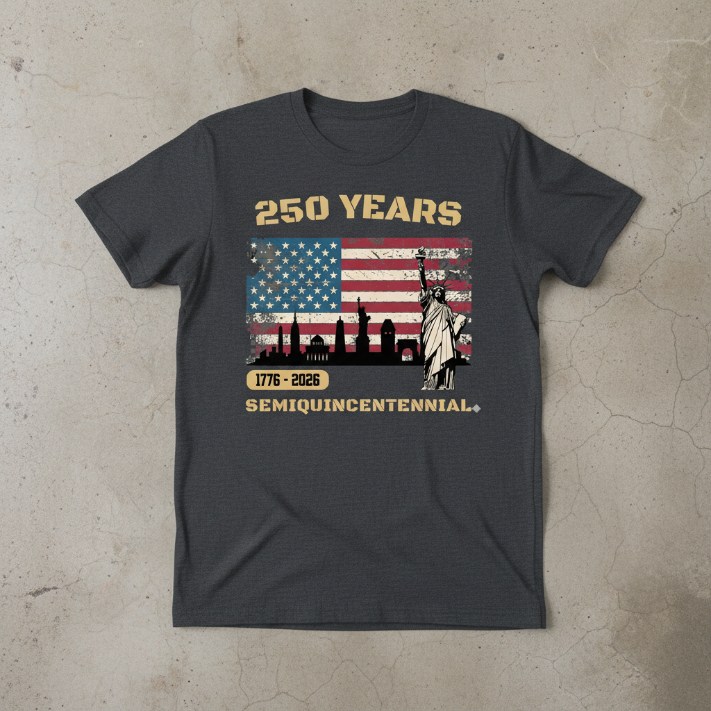 America 250 – Liberty Skyline T-Shirt