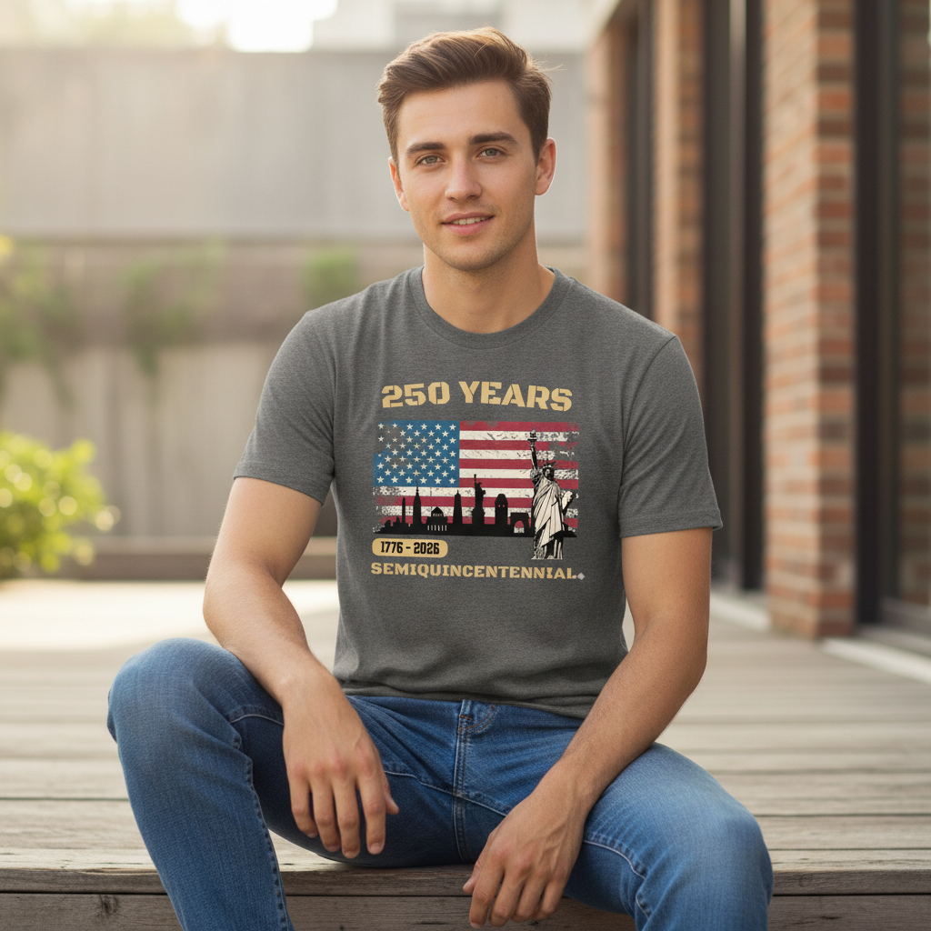 America 250 – Liberty Skyline T-Shirt