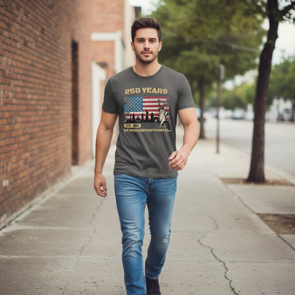 America 250 – Liberty Skyline T-Shirt