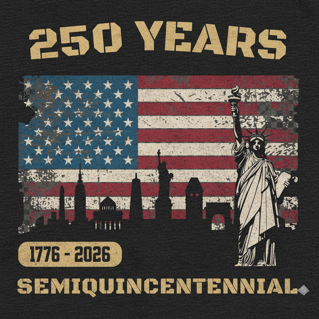 America 250 – Liberty Skyline T-Shirt