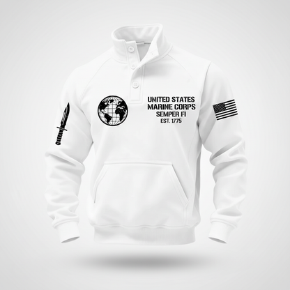 Honor & Courage Oversized Sweatshirt.