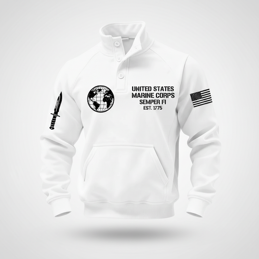 Honor & Courage Oversized Sweatshirt.