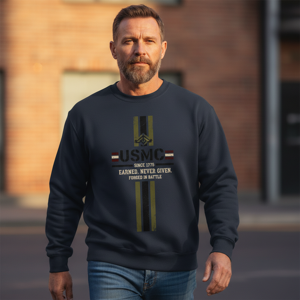 Military Grade USMC Urban Tactical Crewneck