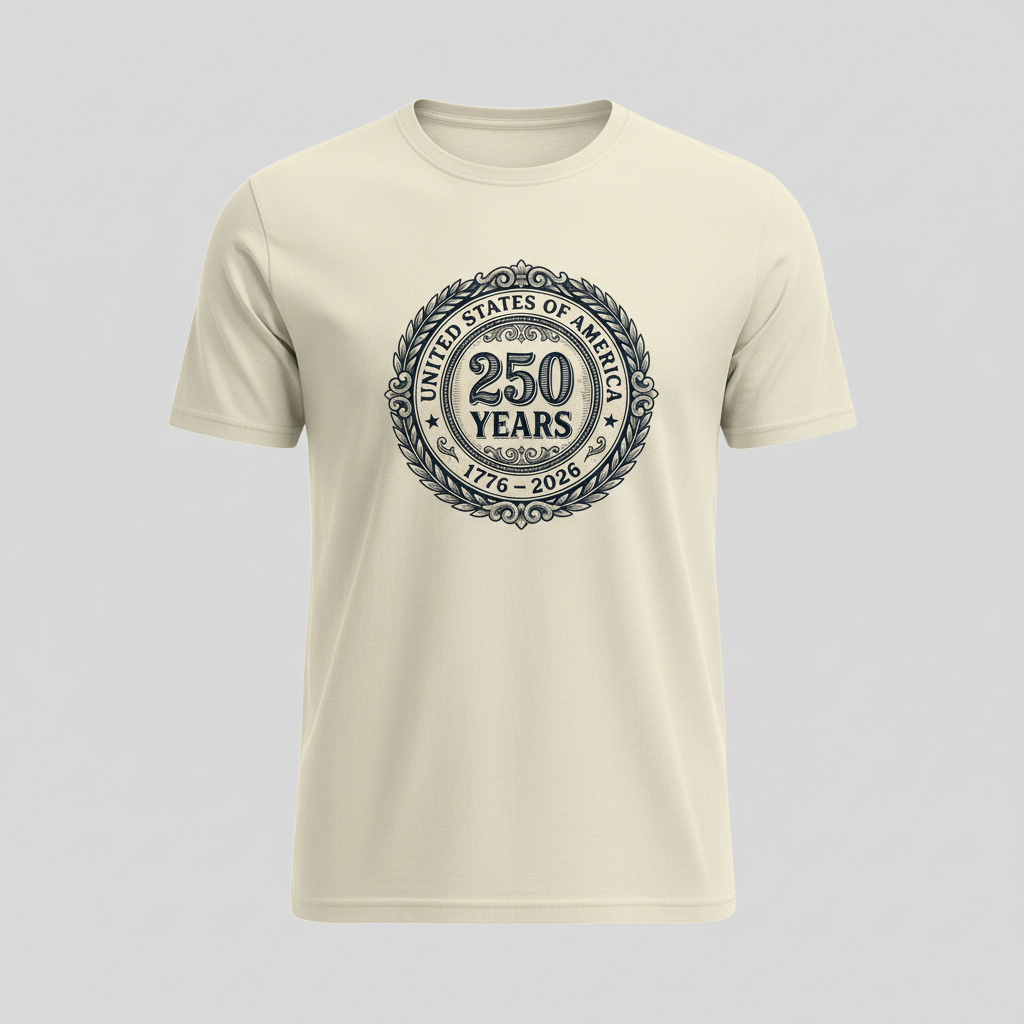 The Anniversary Seal — America 250 Heritage Tee