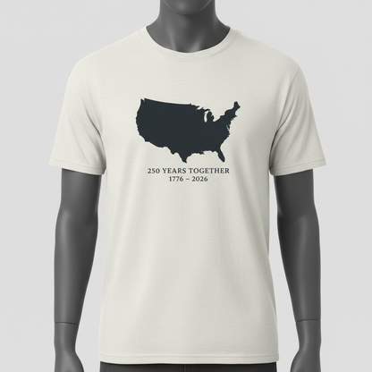 Solidarity Map — America 250 Heritage Tee
