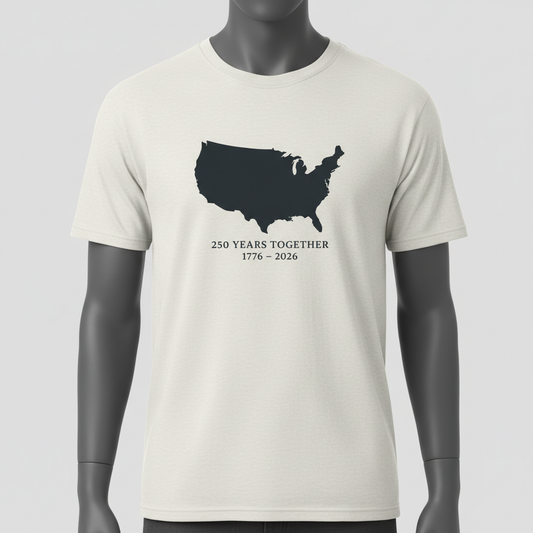 Solidarity Map — America 250 Heritage Tee