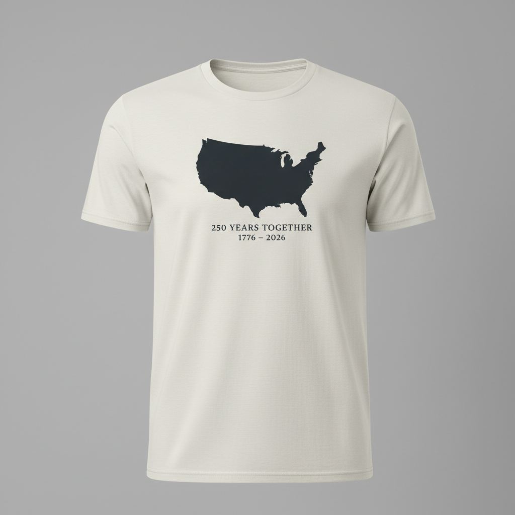 Solidarity Map — America 250 Heritage Tee