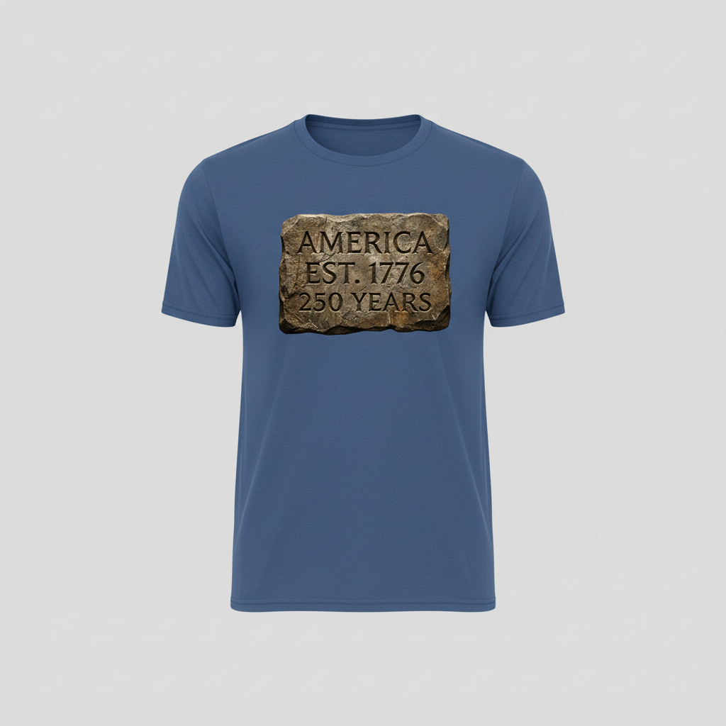 Carved in Stone — America 250 Heritage Tee