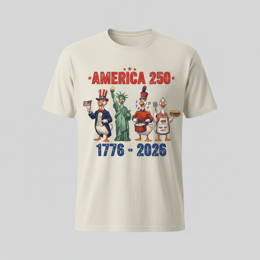 America 250 – Liberty Parade Ducks T-Shirt