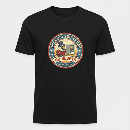 America 250 Years — No Resets, Still Running T-Shirt