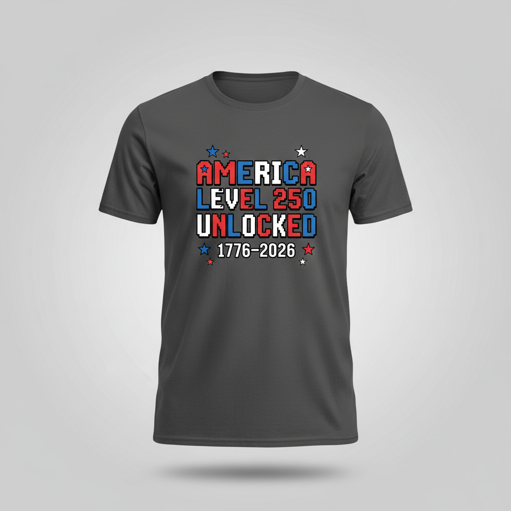 Pixel Milestone — America 250 Heritage Tee