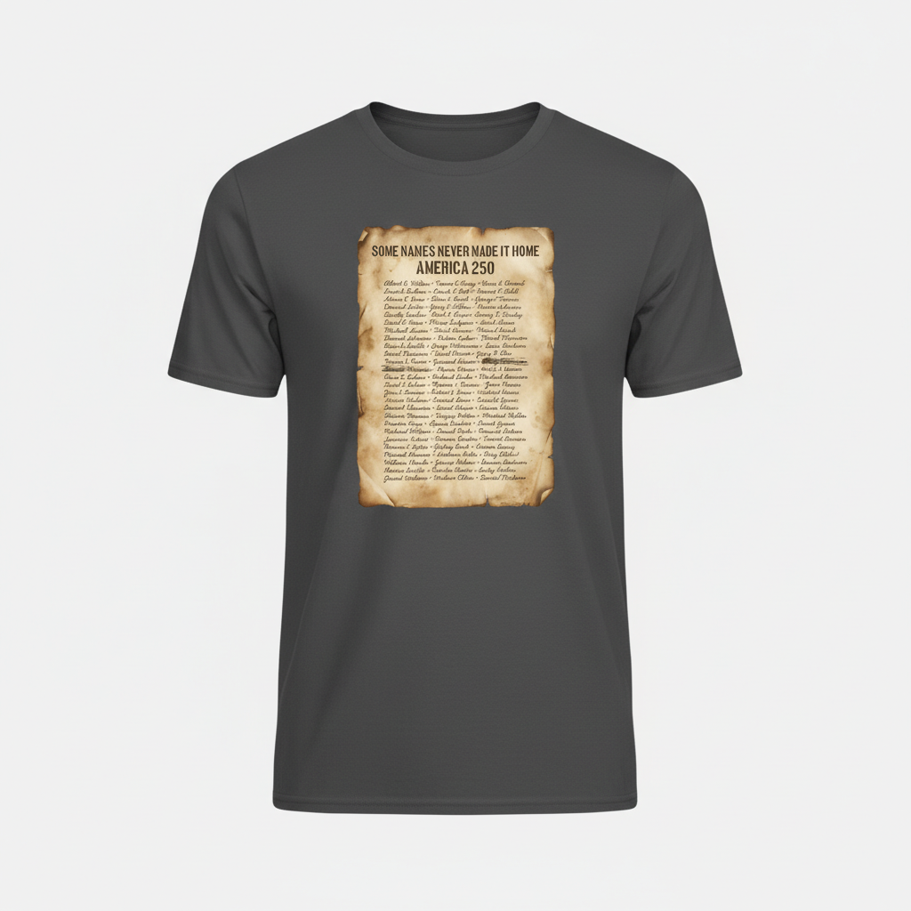 Forgotten Heroes — America 250 Heritage Tee