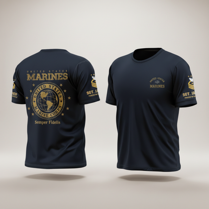 "Semper Fidelis" USMC Globe & Anchor Heritage Tee